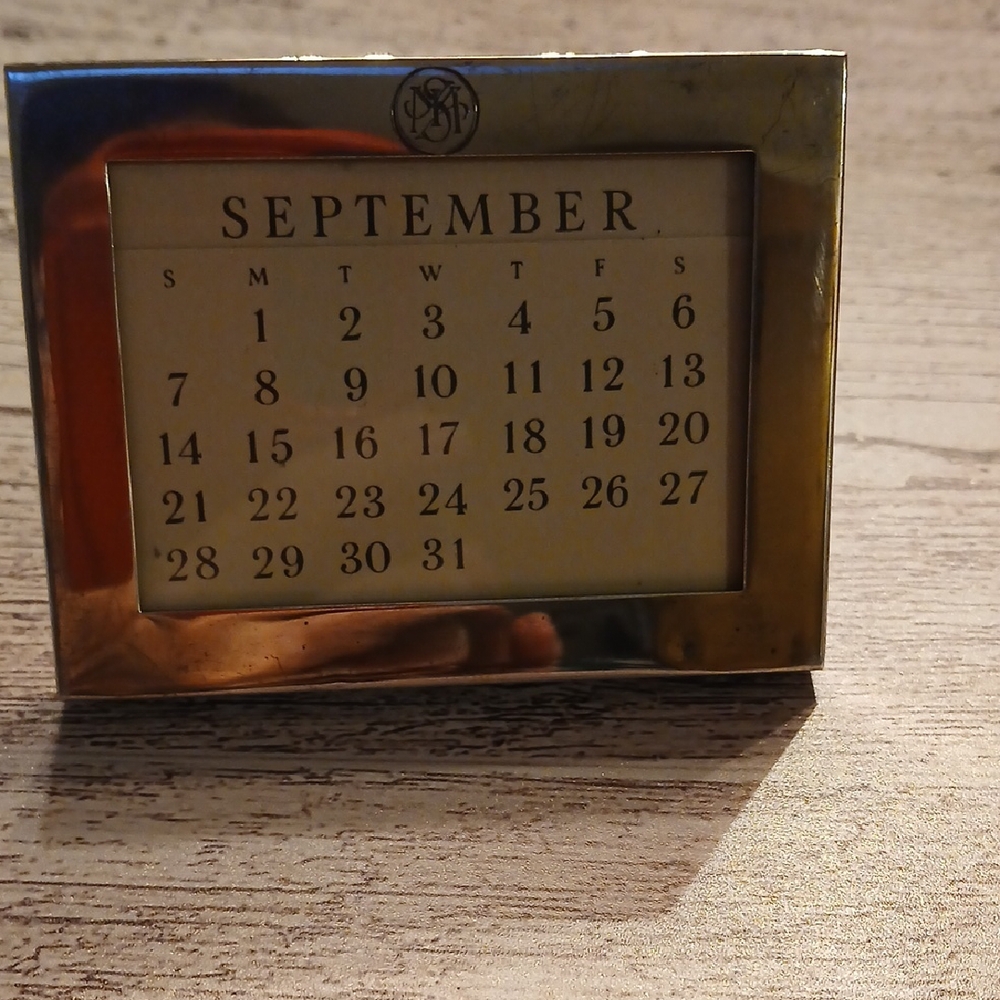Tiffany Perpetual Calendar Sterling